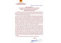 Bộ trưởng Đinh Tiến Dũng gửi thư chúc mừng "70 năm Ngày Truyền thống ngành Tài chính Việt Nam"